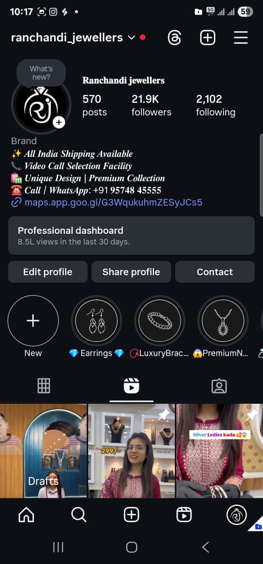 Client 1: Instagram Growth Before